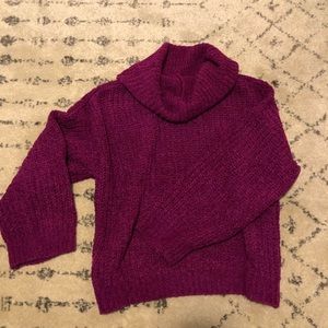 Express fuchsia sweater